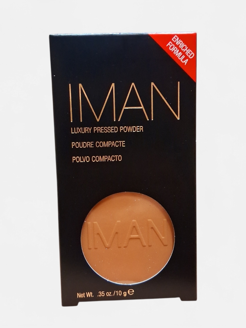 IMAN Luxury Pressed Powder - Clay Medium Dark